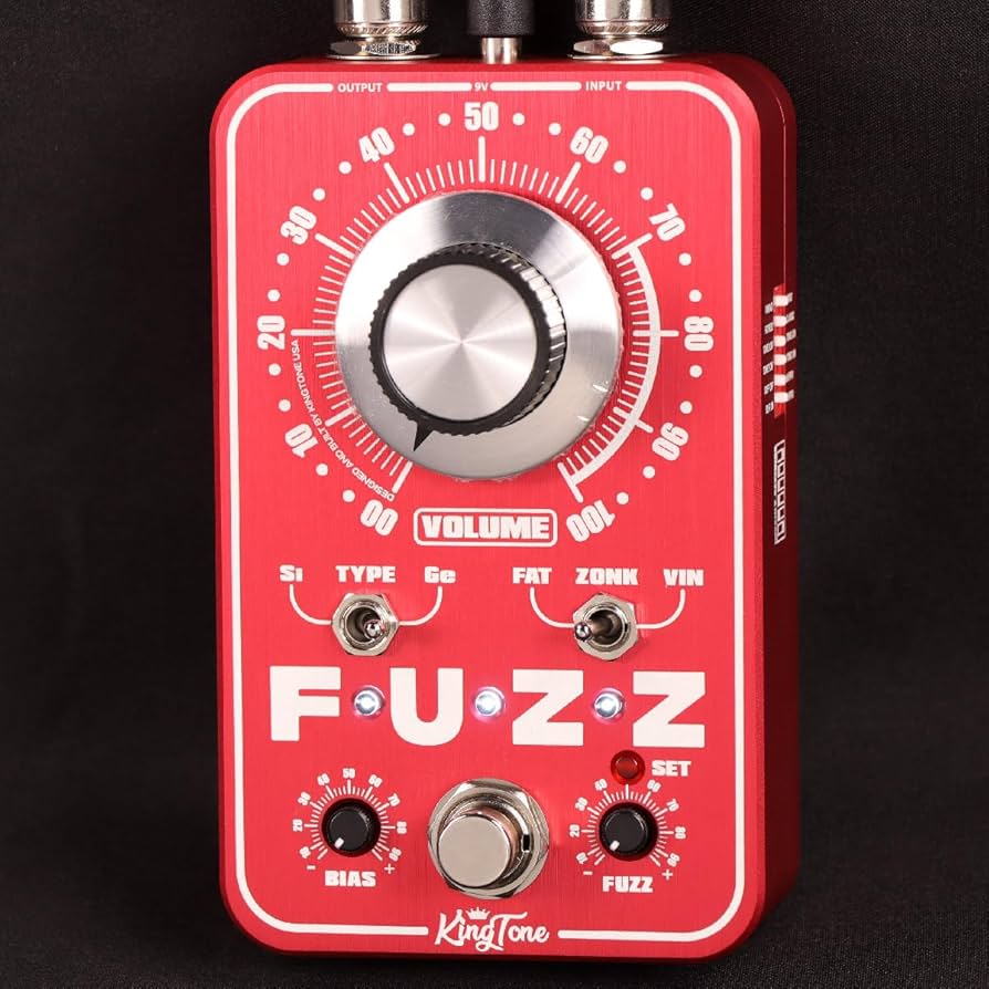 Amazon.co.jp: King Tone/miniFUZZ V2 Red Fuzz : Musical